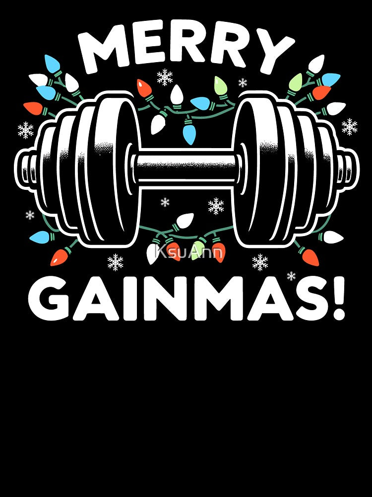 Gym Gifts Men Women Workout Fitness Ugly Christmas Gym by KsuAnn T-Shirts, Hoodie, Sweatshirt | BlankRebels.com (Image 3)