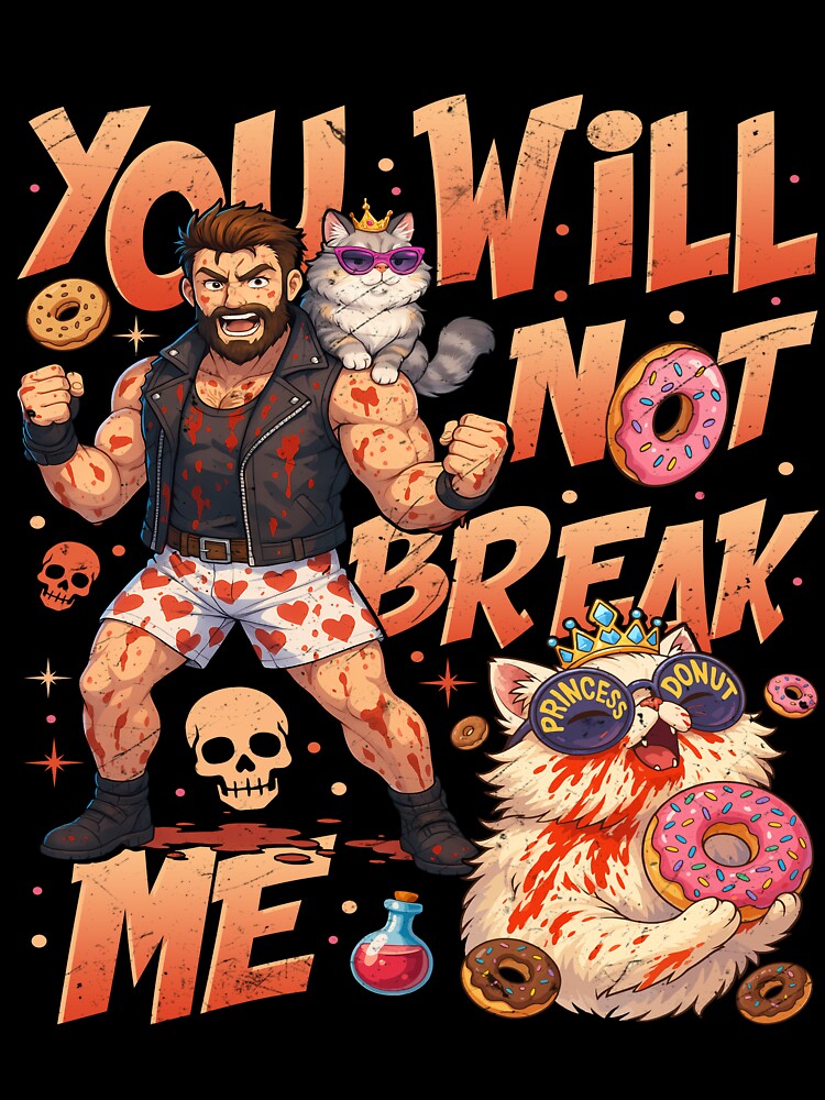 You Will Not Break Me! Princess Donut by RamblingsRose T-Shirts, Hoodie, Sweatshirt | BlankRebels.com (Image 3)