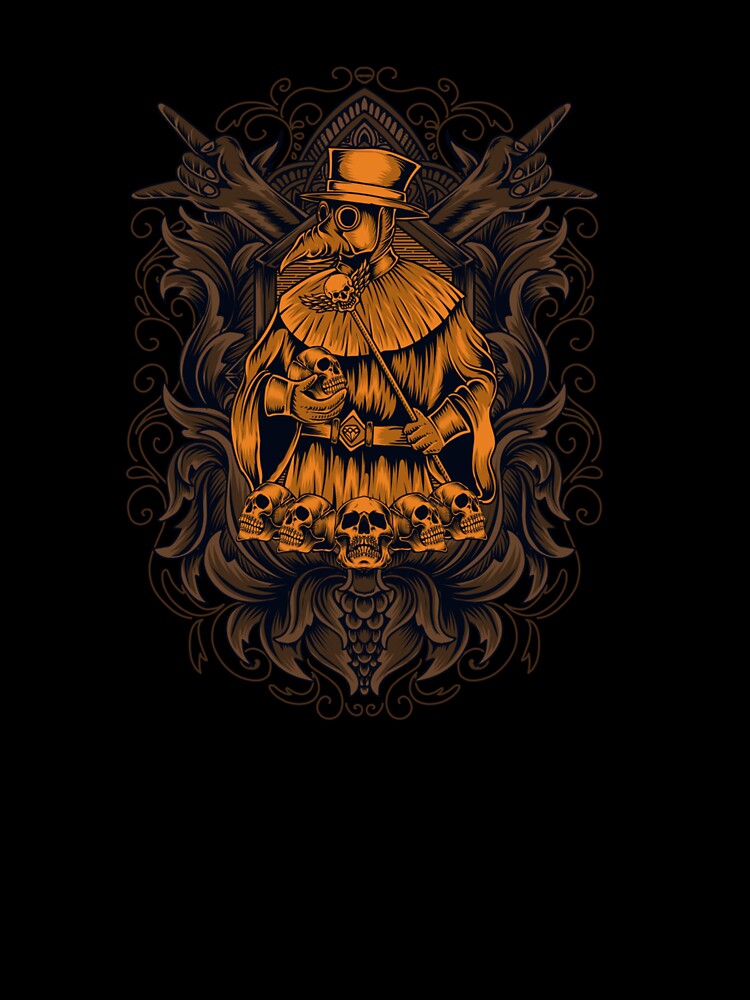 Steampunk Horror Vintage Tarot Pestilence Plague Doctor by taaddison50 T-Shirts, Hoodie, Sweatshirt (Image 3)