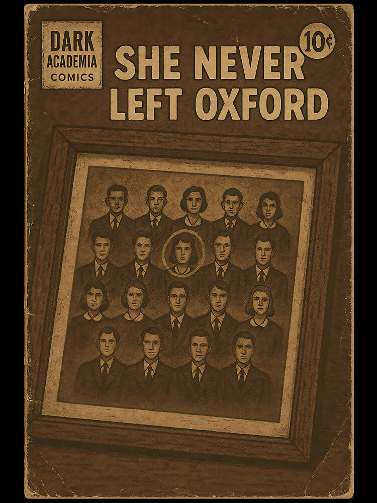 Vintage Dark Academia: She never left Oxford by bapupa T-Shirts, Hoodie, Sweatshirt | BlankRebels.com (Image 3)
