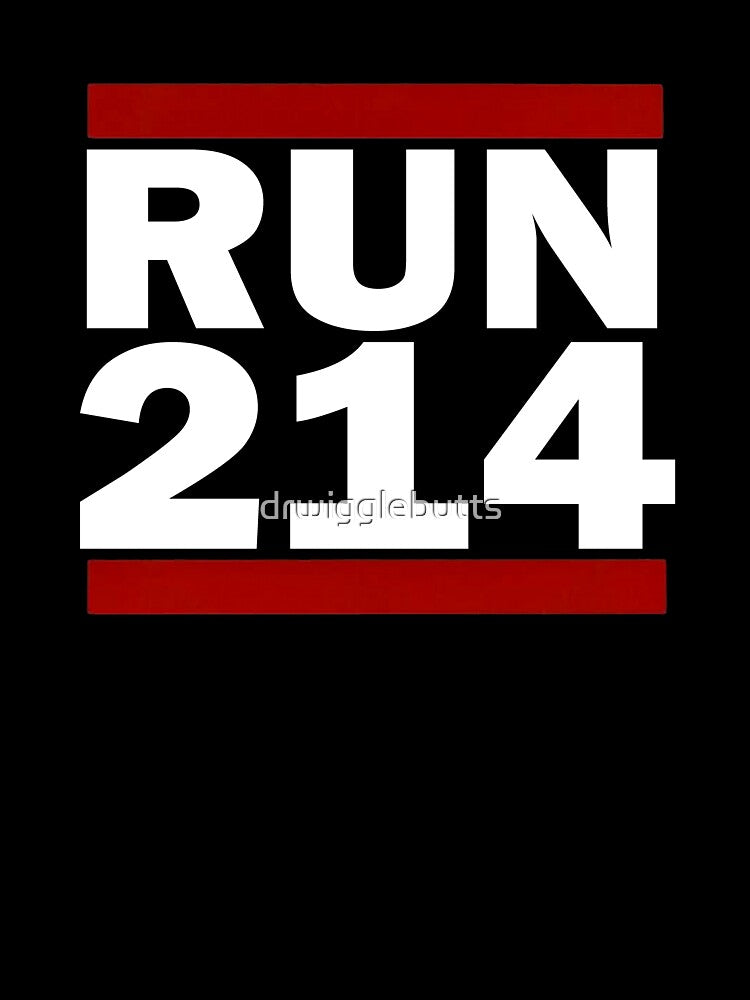 214 Design Run Texas 214 Area Code Design Texas Running Gifts by drwigglebutts T-Shirts, Hoodie, Sweatshirt (Image 3)