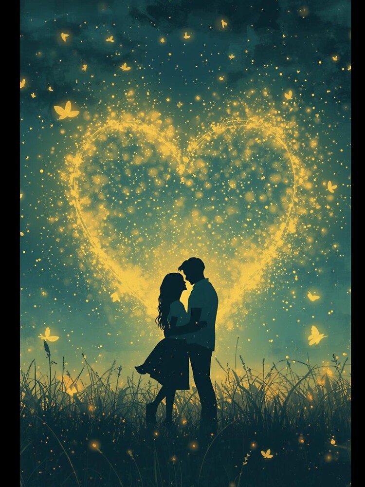 Couple In night of stars with heart by Anisha  Vaz T-Shirts, Hoodie, Sweatshirt | BlankRebels.com (Image 3)