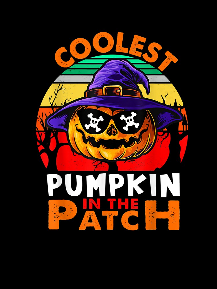 Coolest Pumpkin In The Patch Toddler Boys Halloween Kids by Jonahjimenez T-Shirts, Hoodie, Sweatshirt (Image 3)
