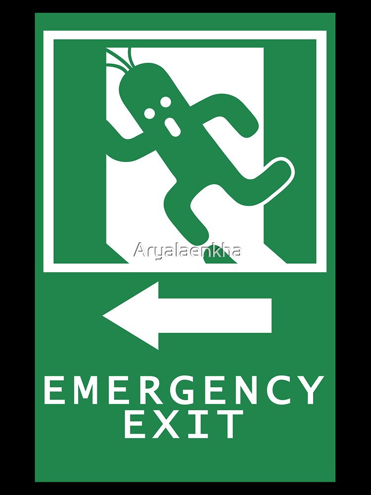 Emergency Exit Cactuar by Aryalaenkha T-Shirts, Hoodie, Sweatshirt | BlankRebels.com (Image 3)