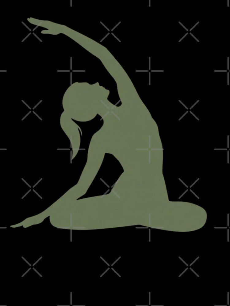 Calm Body Stretch Pose – Modern Yoga Silhouette by Amevvoo T-Shirts, Hoodie, Sweatshirt | BlankRebels.com (Image 3)