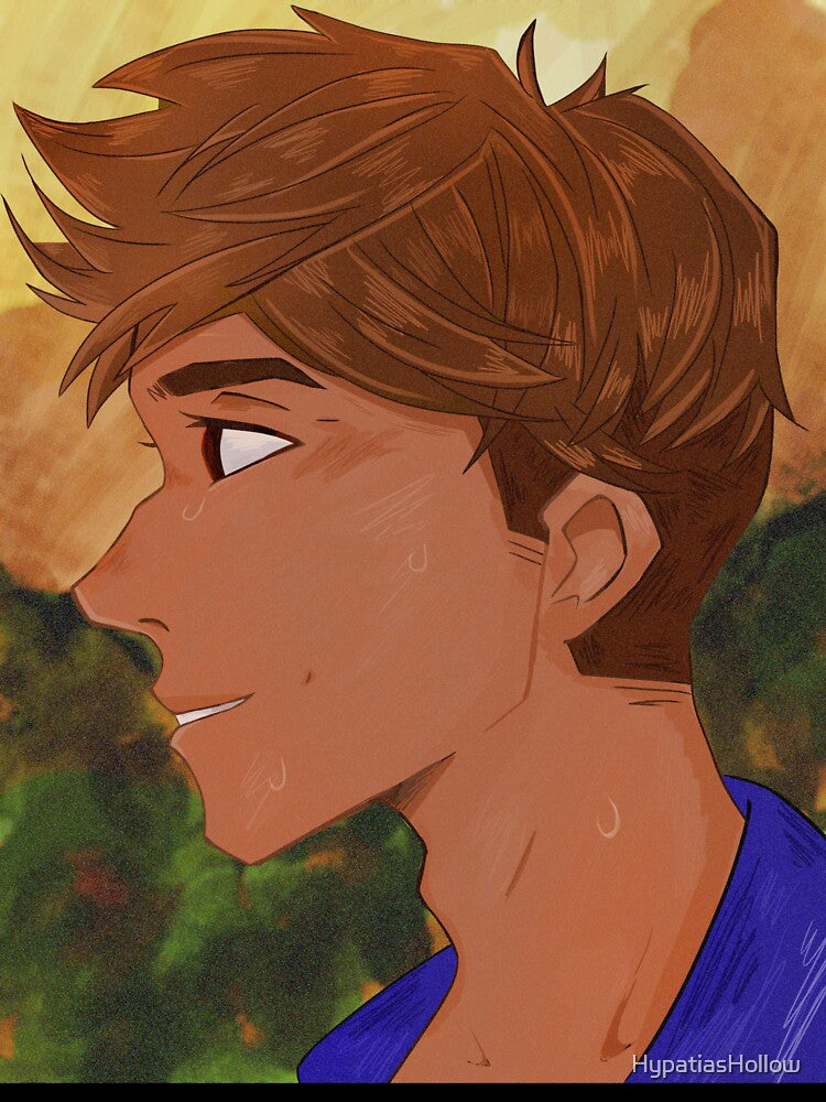 Anime Boy with Brown Hair by HypatiasHollow