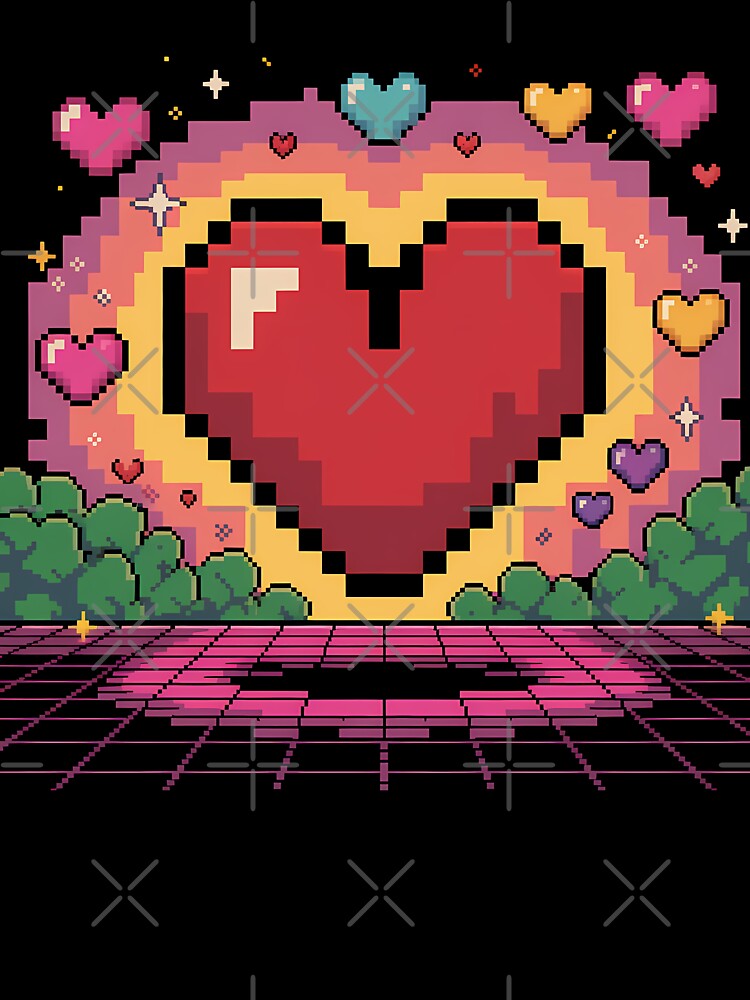 Pixelated Heart Connection by GiftsForge T-Shirts, Hoodie, Sweatshirt | BlankRebels.com (Image 3)