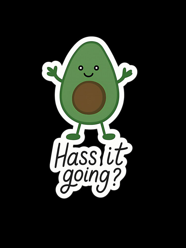 Hass It Going Avocado Pun by enfcvwxhpuq66 T-Shirts, Hoodie, Sweatshirt | BlankRebels.com (Image 3)