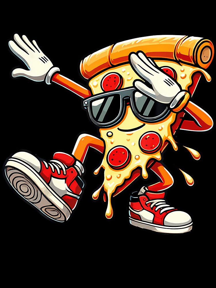 Dabbing Pizza Slice Dance Pizza Toddler Boy Dancing Foodie by LindaRuby1 T-Shirts, Hoodie, Sweatshirt (Image 3)
