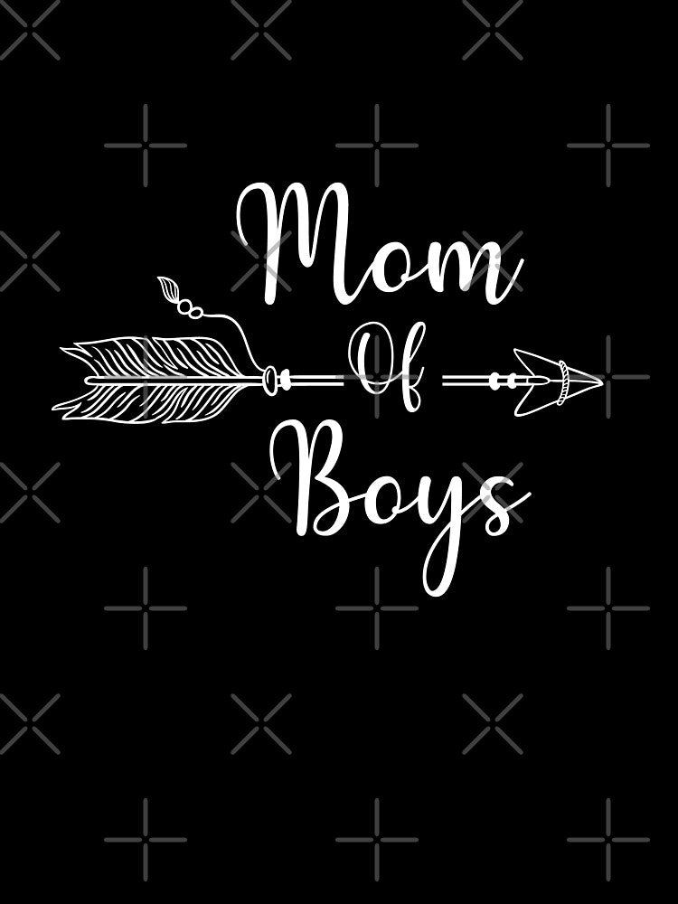 Cute Mom of Boys, Mother of Boys by danyc88 T-Shirts, Hoodie, Sweatshirt | BlankRebels.com (Image 3)