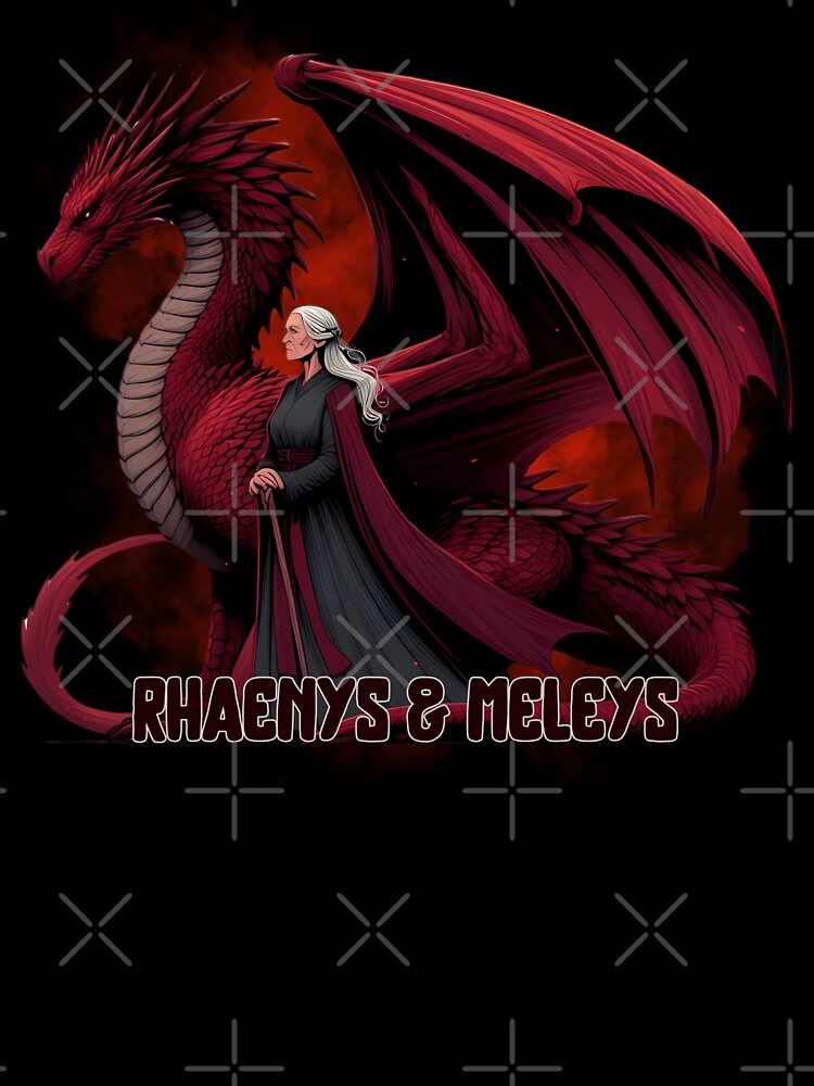 Rhaenys Targaryen & Meleys Dragon by Kormix T-Shirts, Hoodie, Sweatshirt | BlankRebels.com (Image 3)