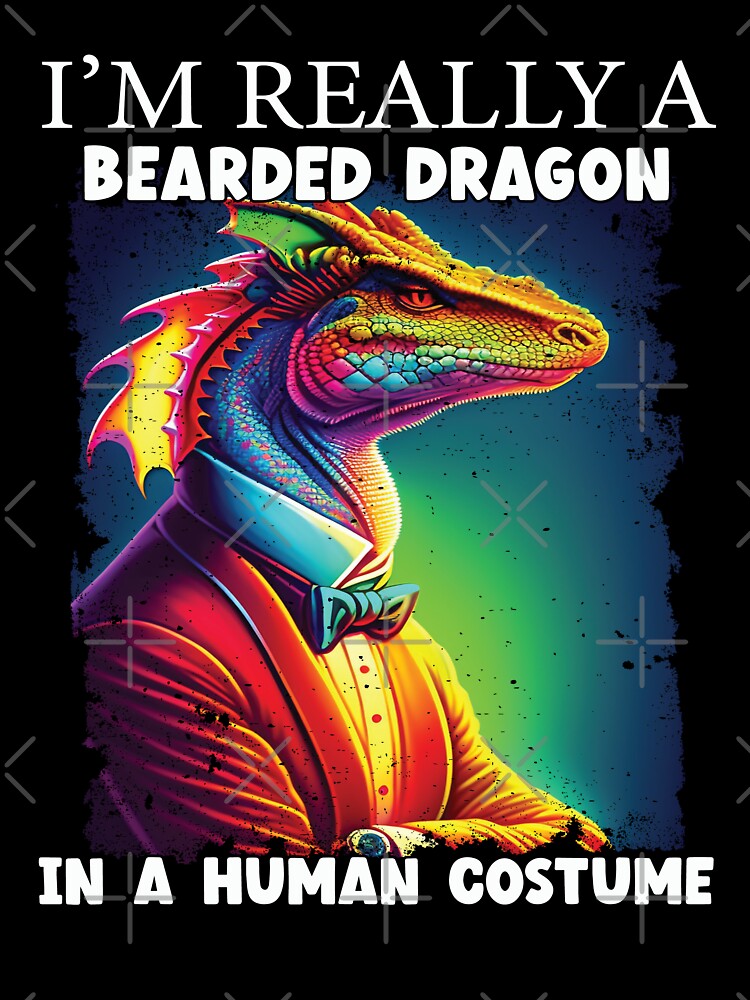 This Is My Human Costume I'm Really a Bearded Dragon Funny by Trendy Valley T-Shirts, Hoodie, Sweatshirt (Image 3)