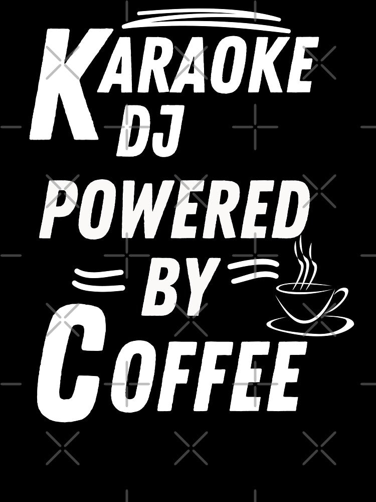 Karaoke dj powered by coffee by annoying-shirts Hoodie, Sweatshirt | BlankRebels.com (Image 3)