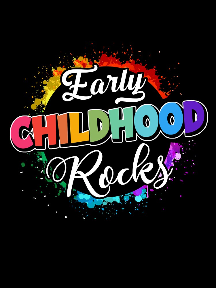 Teacher - Early Childhood Grade Rock Water Color by LeHongTien T-Shirts, Hoodie, Sweatshirt | BlankRebels.com (Image 3)