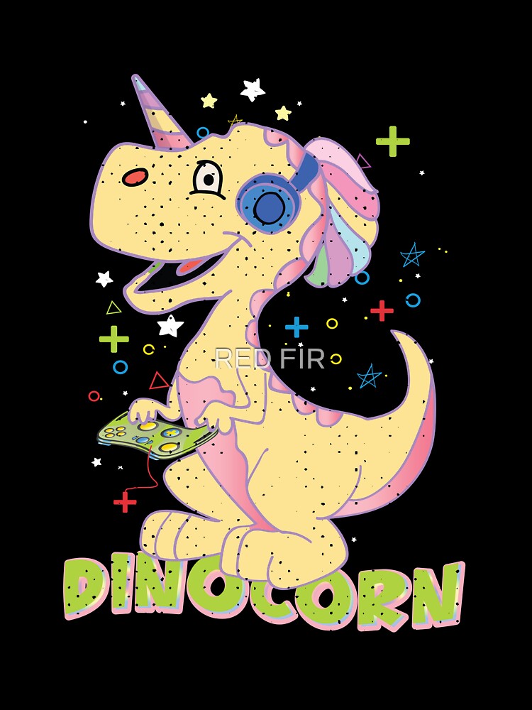 Funny Dinosaur Unicorn by RED FIR T-Shirts, Hoodie, Sweatshirt | BlankRebels.com (Image 3)