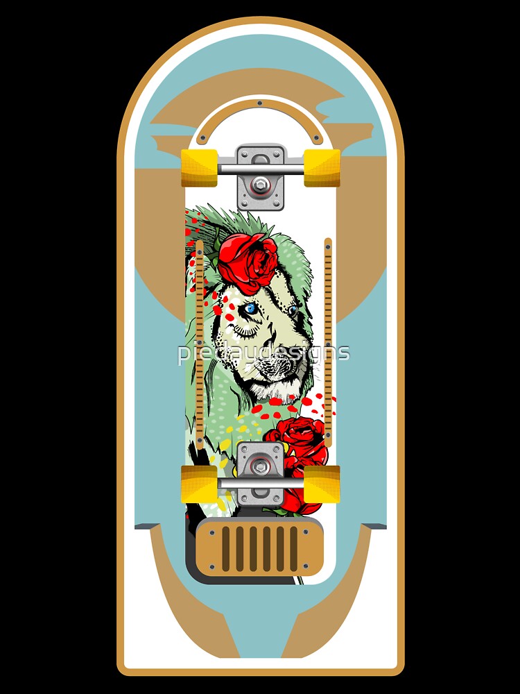 Eighties Cruiser Skateboard by piedaydesigns T-Shirts, Hoodie, Sweatshirt | BlankRebels.com (Image 3)
