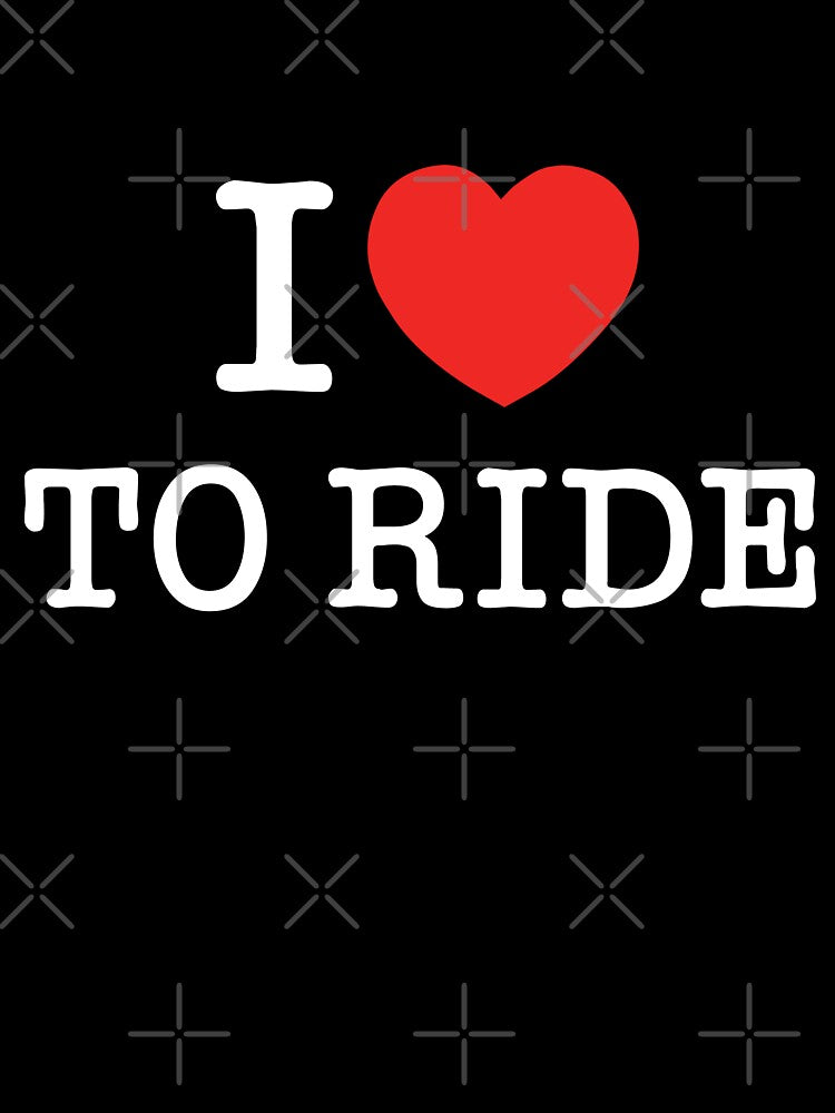 I Love to Ride | Sassy Couple Humor Design for Fun-Loving Pairs and Adventure Seekers by PaintedPixels01... (Image 3)