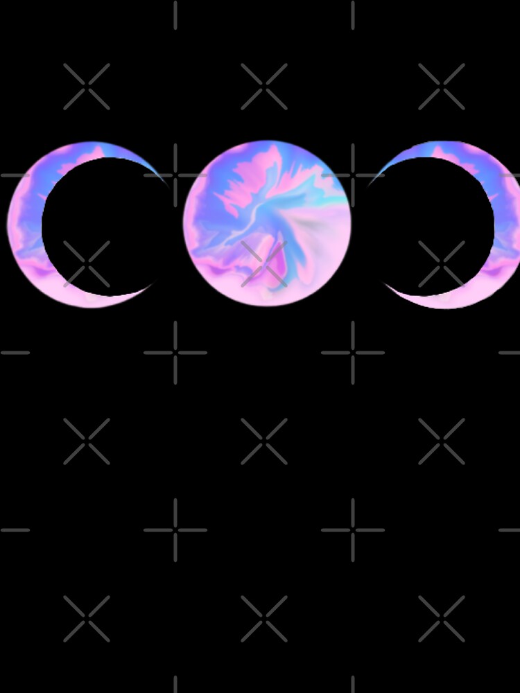 The dye trippy moon phase by Artistkhg T-Shirts, Hoodie, Sweatshirt | BlankRebels.com (Image 3)