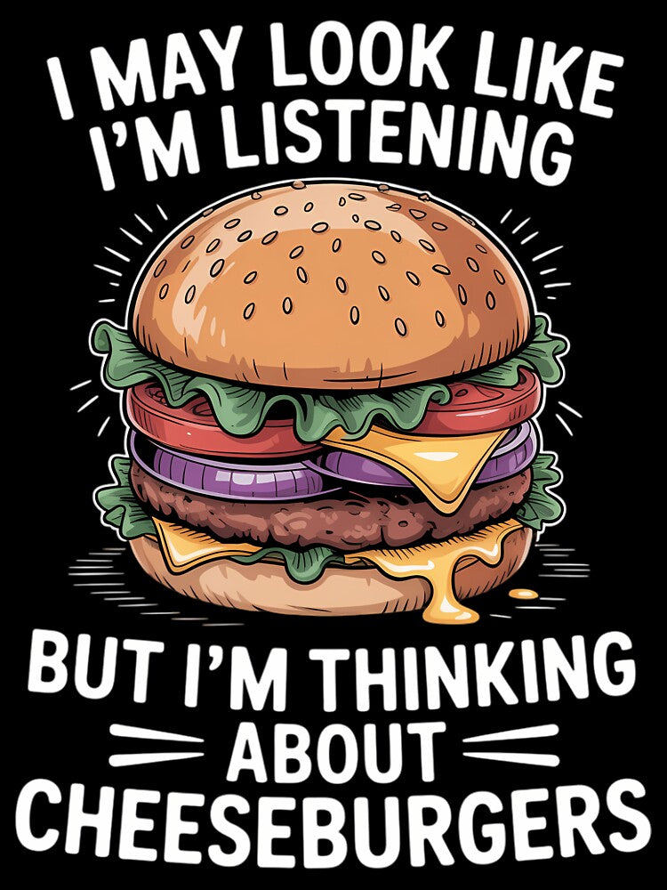 Funny Cheeseburger For Men Women Burger Lovers by tiemacopaxer T-Shirts, Hoodie, Sweatshirt | BlankRebels.com (Image 3)