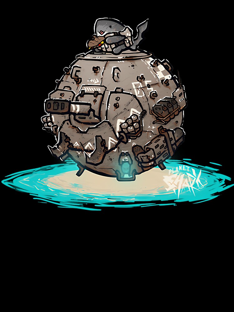 Planet Shark - Sphere Tank Hangout by The-Snkr-Shop T-Shirts, Hoodie, Sweatshirt | BlankRebels.com (Image 3)