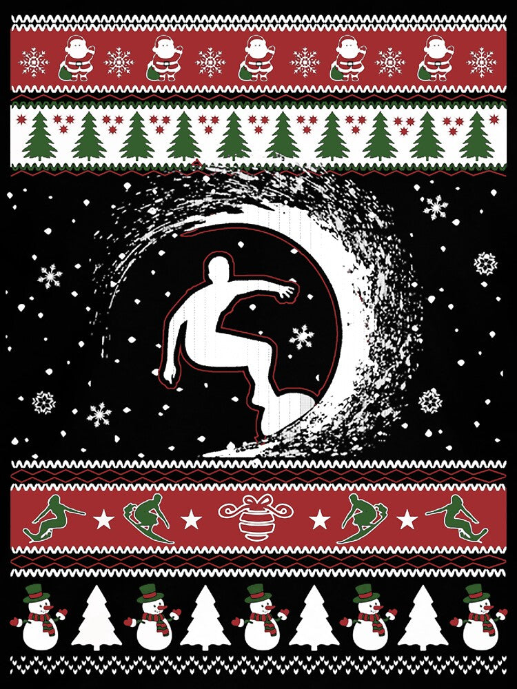Christmas Surfing by GeniusDesignArt