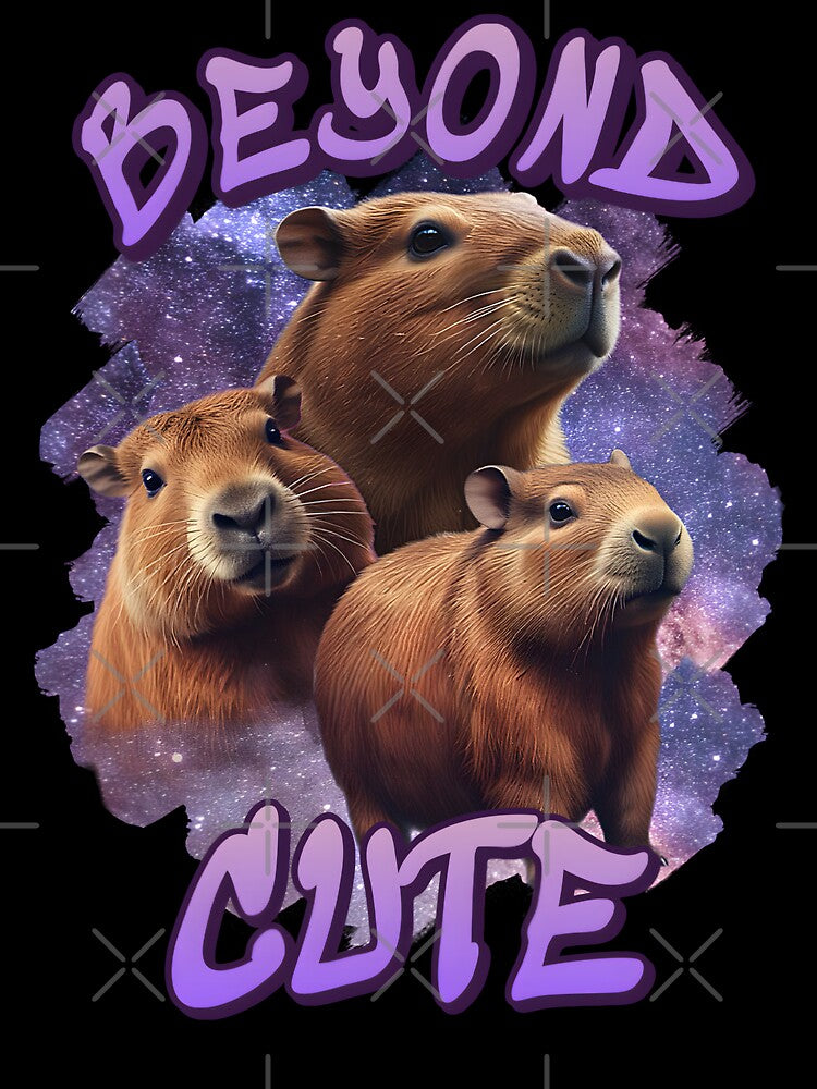 Beyond Cute funny Capybara 90s Y2K Bootleg by Unitepeople T-Shirts, Hoodie, Sweatshirt | BlankRebels.com (Image 3)