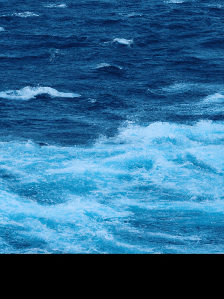 Blue Ocean Waves by Burnout (⌣_⌣) T-Shirts, Hoodie, Sweatshirt | BlankRebels.com (Image 3)