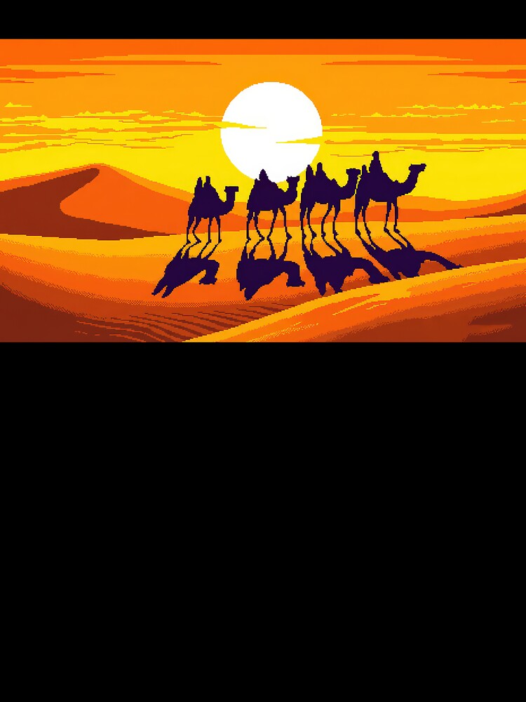Pixel Dune Travelers by Saint Arts Studio T-Shirts, Hoodie, Sweatshirt | BlankRebels.com (Image 3)