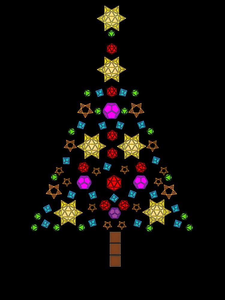 Holiday Dice Christmas Tree by cmarazdv T-Shirts, Hoodie, Sweatshirt | BlankRebels.com (Image 3)