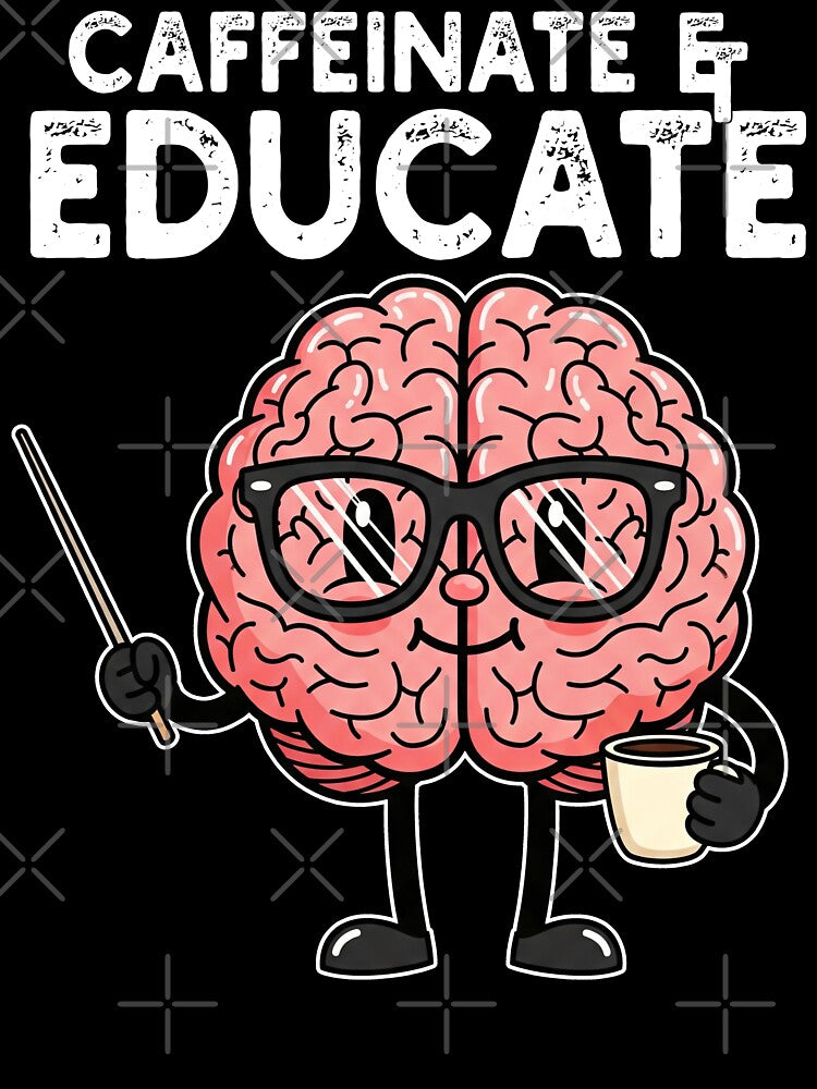 CAFFEINATE AND EDUCATE - TEACHER GIFT by KEF Custom T-Shirts, Hoodie, Sweatshirt | BlankRebels.com (Image 3)