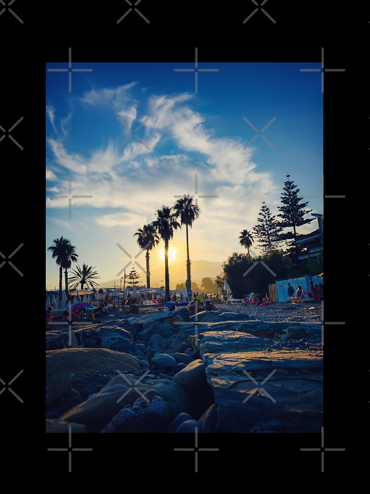 Summer Italian Beach Sunset Palms by eleonoraingrid T-Shirts, Hoodie, Sweatshirt | BlankRebels.com (Image 3)