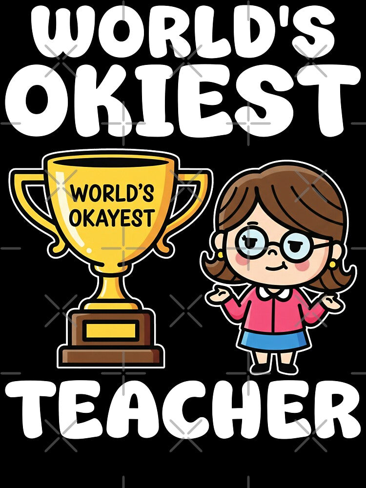 WORLD'S OKIEST TEACHER - TEACHER GIFT by KEF Custom T-Shirts, Hoodie, Sweatshirt | BlankRebels.com (Image 3)