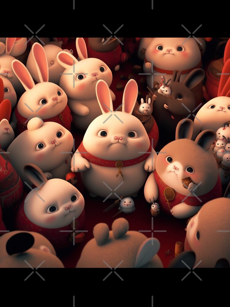 Chinese New Year: t-shirts with rabbit designs by BeerBot Hoodie, Sweatshirt | BlankRebels.com (Image 3)