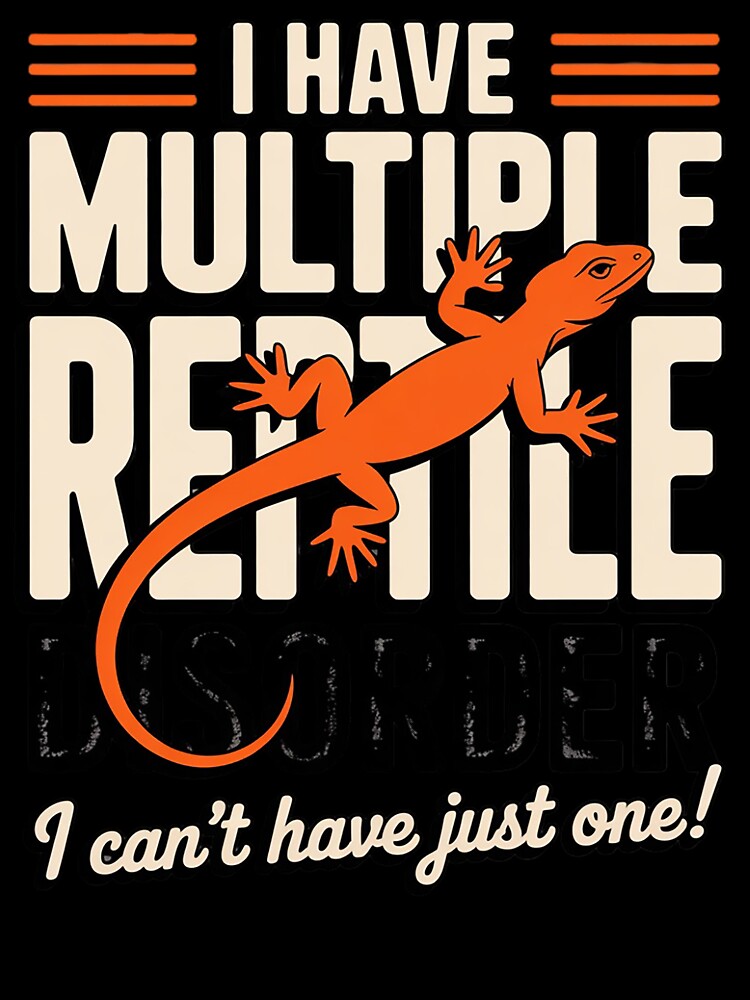 I Have Multiple Reptile Disorder - Bearded Dragon Reptile by AnimeManga2D T-Shirts, Hoodie, Sweatshirt (Image 3)