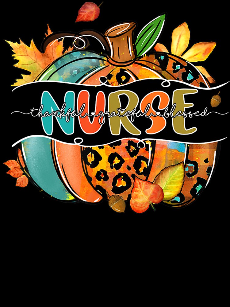 Thankful Grateful Blessed Nurse Life Leopard by Nguyenhaithanh T-Shirts, Hoodie, Sweatshirt | BlankRebels.com (Image 3)