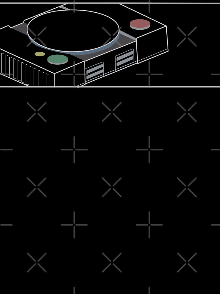Retro Gaming Console Art - Playstation by Pixel Perfect Designs