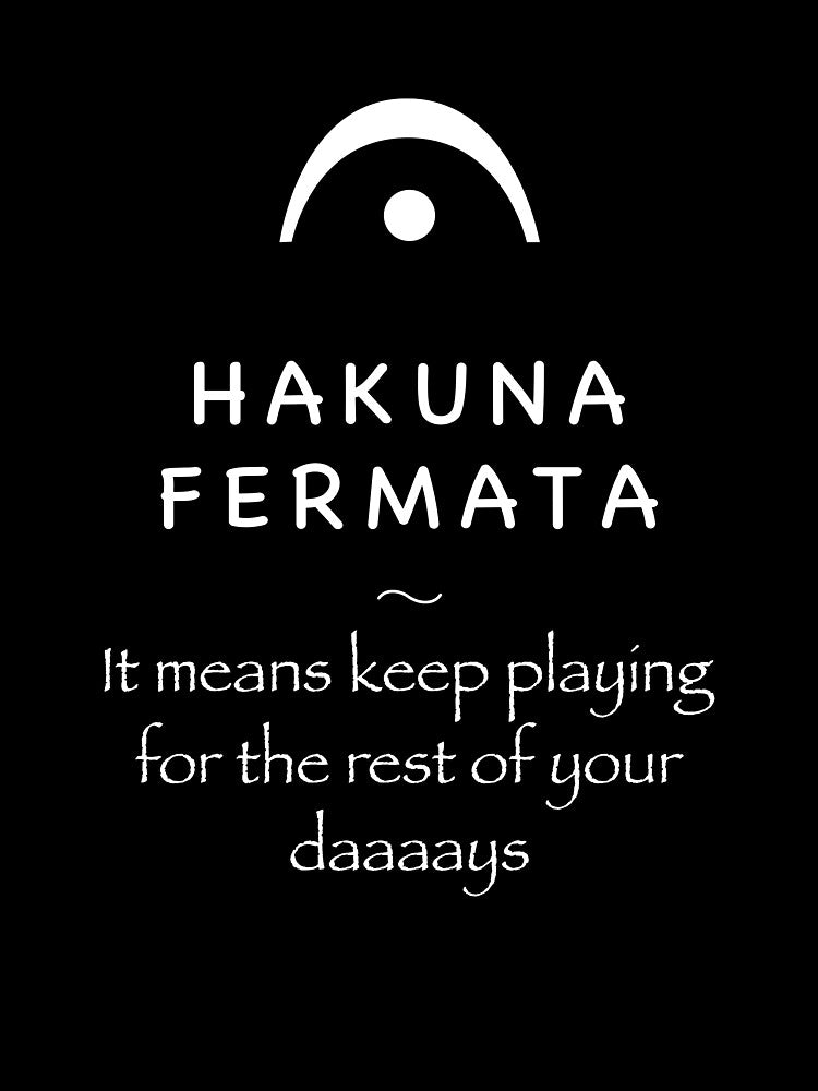Hakuna Fermata by Thibo Vonderlynck T-Shirts, Hoodie, Sweatshirt | BlankRebels.com (Image 3)