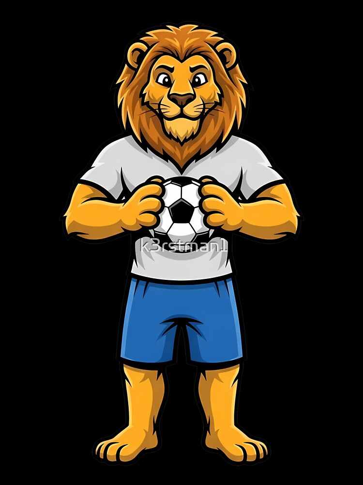 Lion Soccer Mascot Sport Champion by k3rstman1