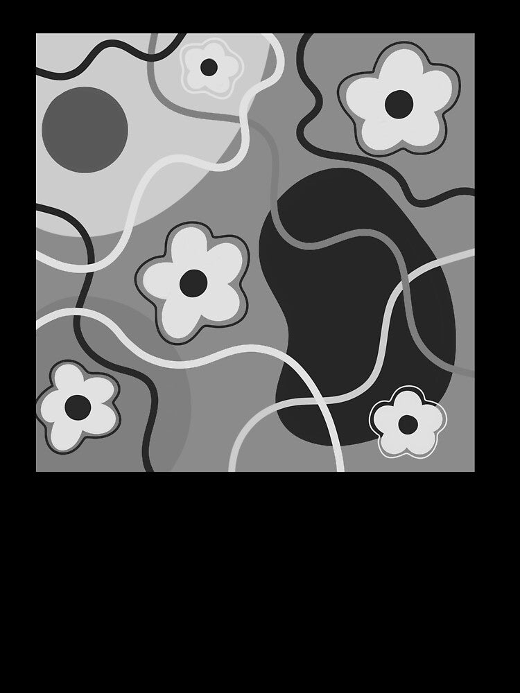 Black And Grey Boho Design by Sartoris Art