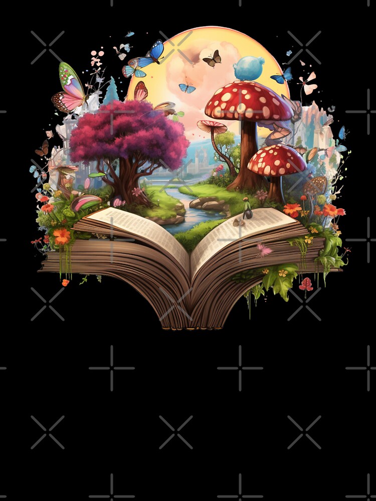 floral book by Mateusz Majcherek T-Shirts, Hoodie, Sweatshirt | BlankRebels.com (Image 3)