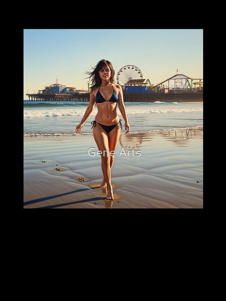 Santa Monica beach walk by Gene Arts T-Shirts, Hoodie, Sweatshirt | BlankRebels.com (Image 3)