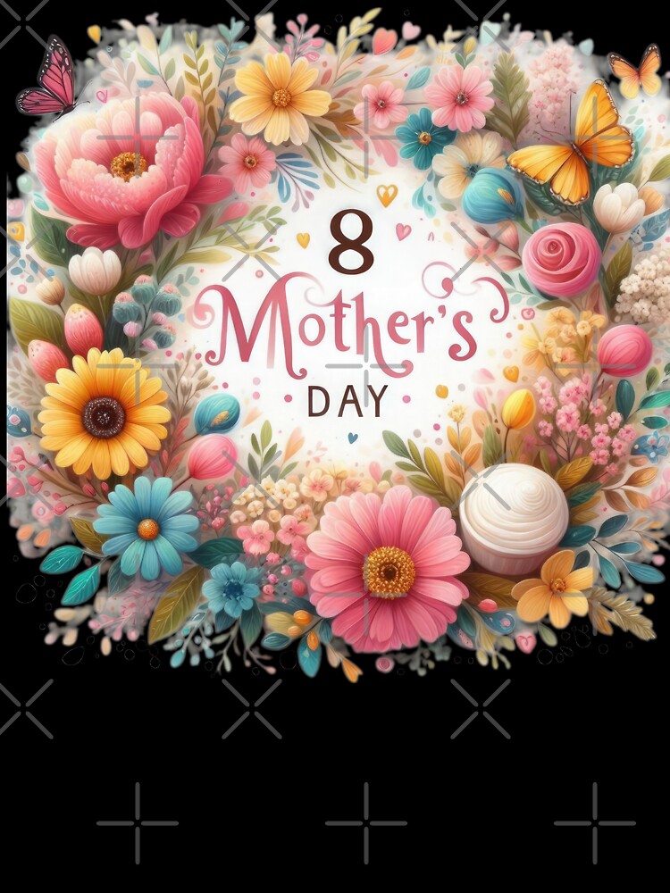 Wreath 8 March Mothers Day by Expressions-Sel T-Shirts, Hoodie, Sweatshirt | BlankRebels.com (Image 3)