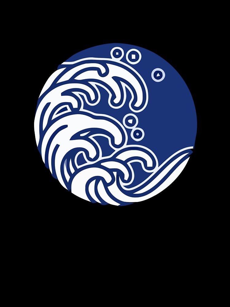 blue ocean waves by zaher97 T-Shirts, Hoodie, Sweatshirt | BlankRebels.com (Image 3)