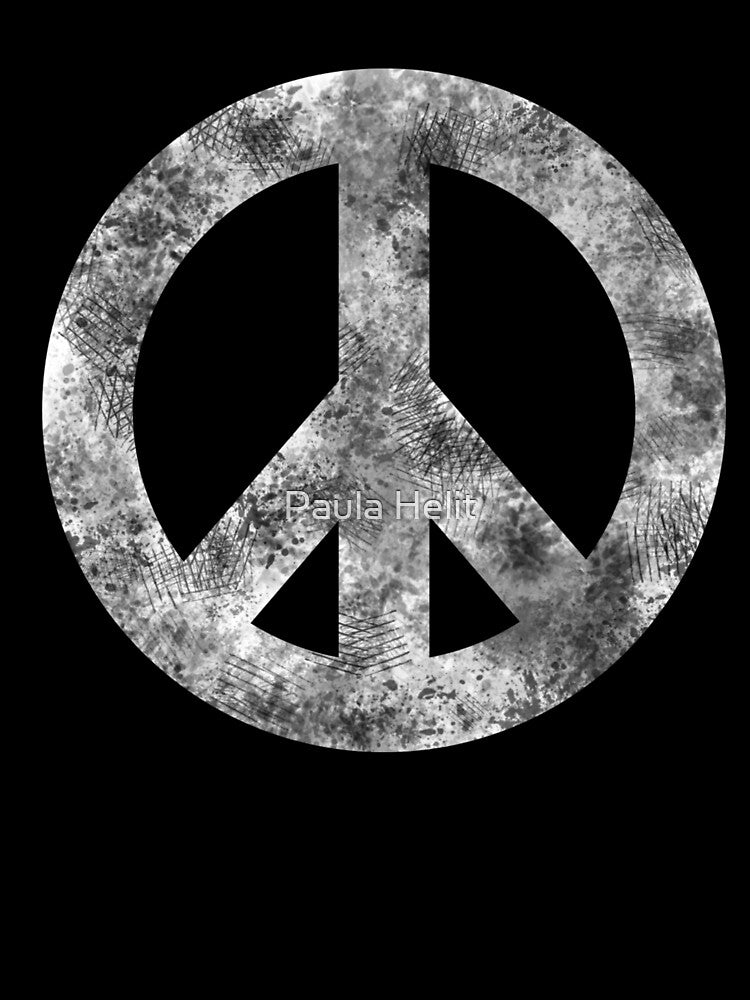Peace Sign Vintage Distressed Hippie Freedom Retro by Paula Helit T-Shirts, Hoodie, Sweatshirt | BlankRebels.com (Image 3)