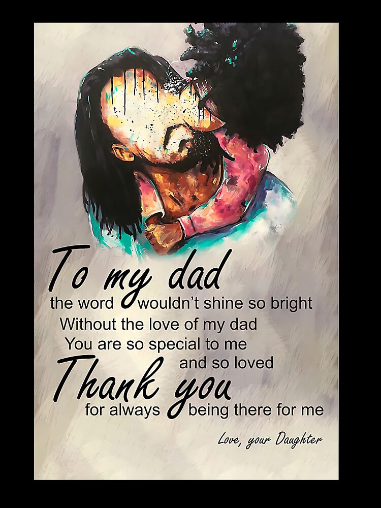 To My Dad Afro Dad And Daughter by gulyaeva97 T-Shirts, Hoodie, Sweatshirt | BlankRebels.com (Image 3)