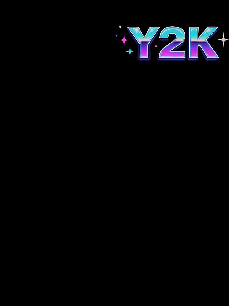 Y2K Neon Chrome Typography – Retro 2000s Text T-Shirts, Hoodie, Sweatshirt