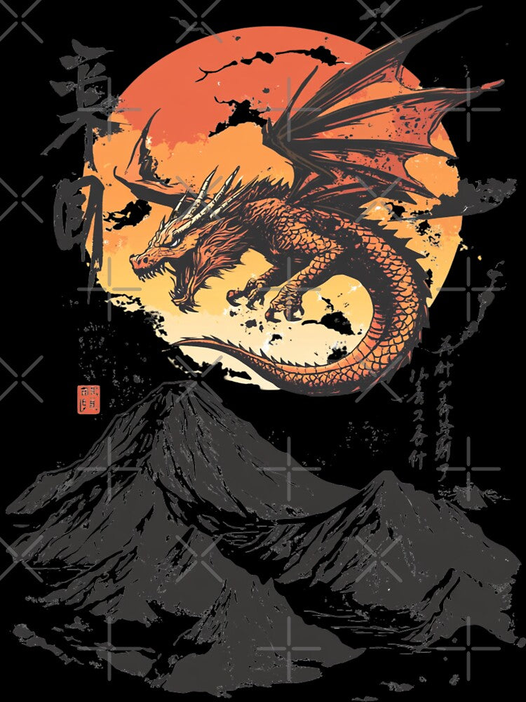 Majestic Dragon 竜の力 by PrintsByFrank T-Shirts, Hoodie, Sweatshirt | BlankRebels.com (Image 3)
