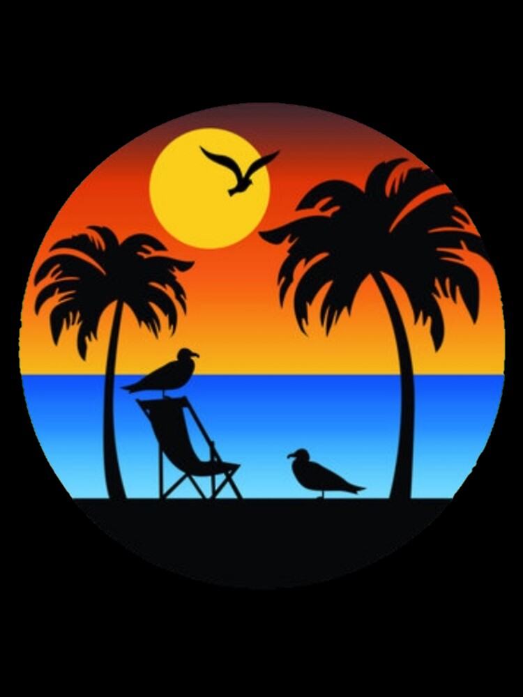 Sunset Palm Beach Tropical days by Alexandra Designer T-Shirts, Hoodie, Sweatshirt | BlankRebels.com (Image 3)