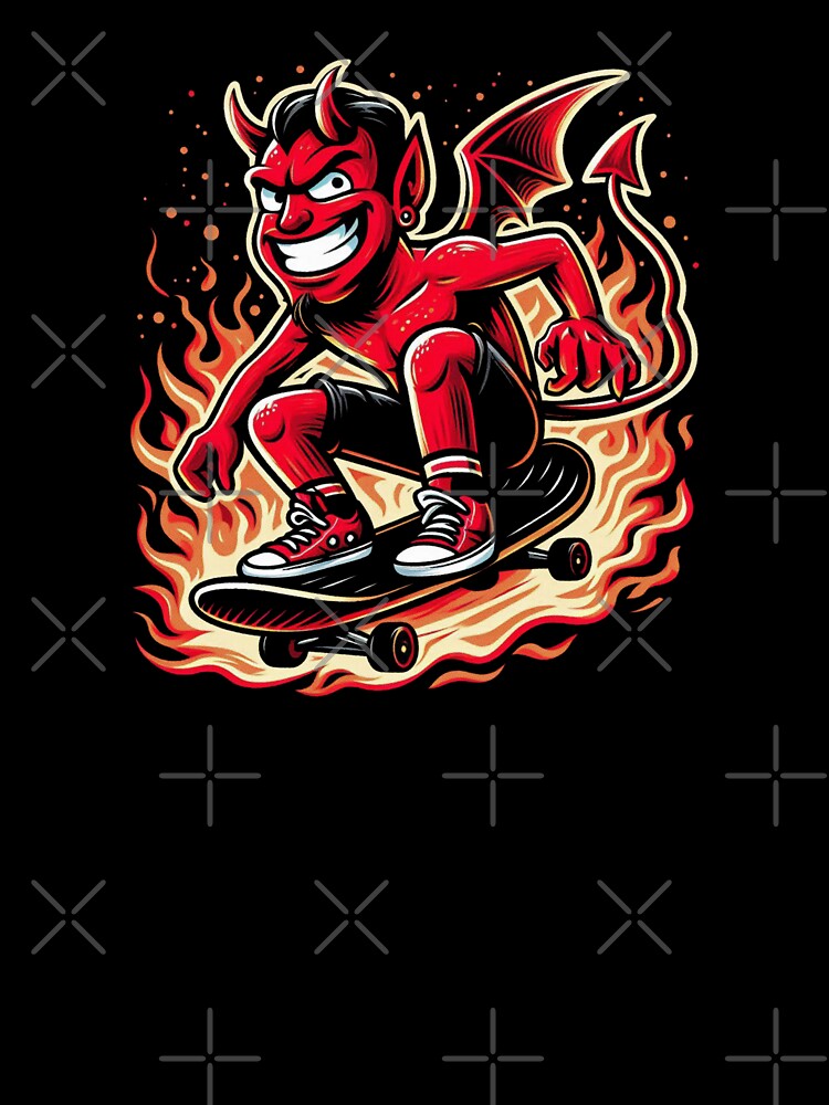 Devil's Skate by zzz888 T-Shirts, Hoodie, Sweatshirt | BlankRebels.com (Image 3)
