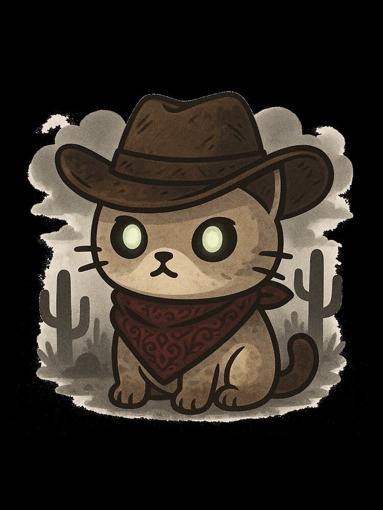 Meowdy Cowboy Cat by DesignsDominus T-Shirts, Hoodie, Sweatshirt | BlankRebels.com (Image 3)